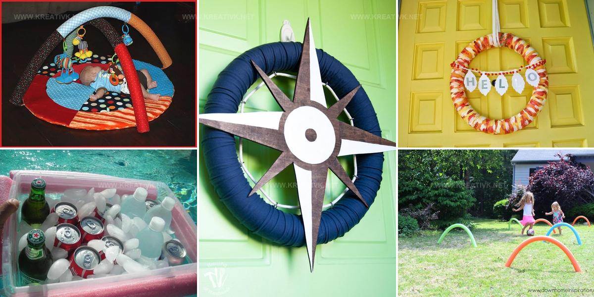 5042138 DIY Pool Noodle Craft Ideas