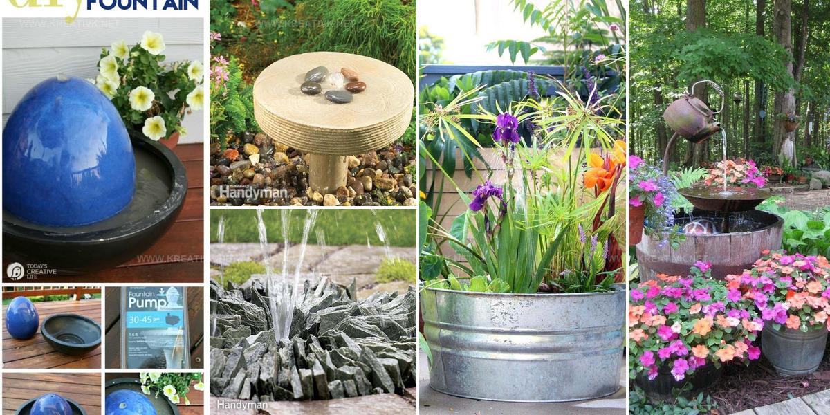 6643409 DIY Water Fountain Ideas