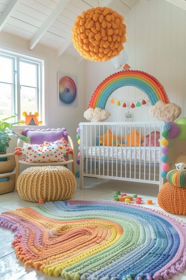 Colorful Bohemian Nursery Design Ideas