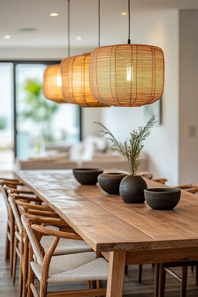Serene Nordic Dining Space