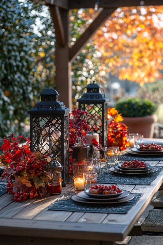 Autumnal Outdoor Setup