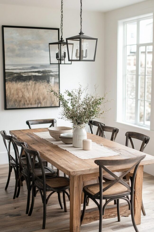 Affordable Minimalist Dining