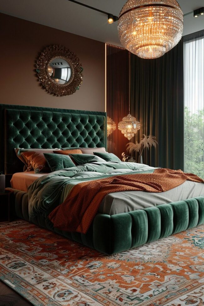 Elegant Velvet and Terracotta