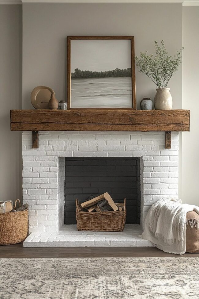 Revitalizing Brick Fireplaces