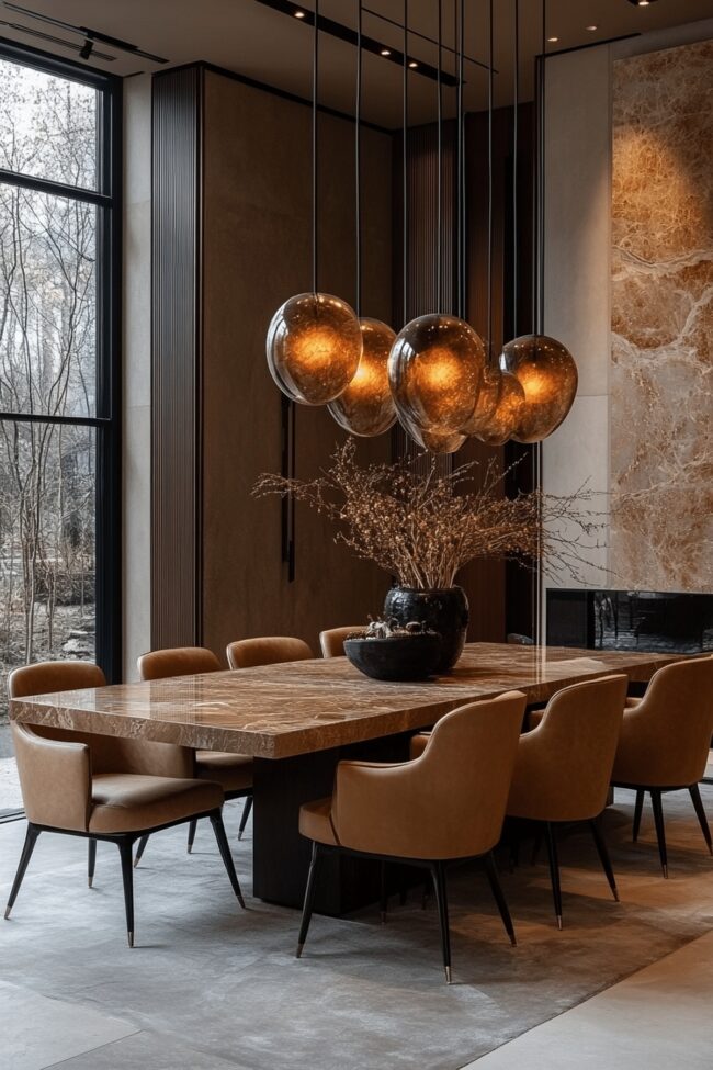 Urban Luxe Dining Space