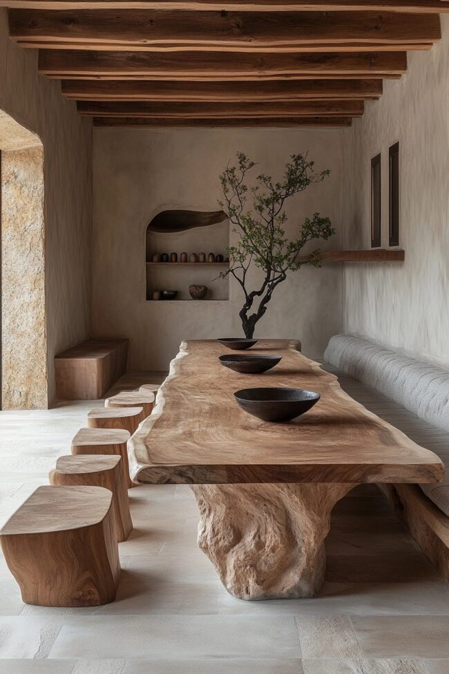 Calm and Inviting Dining Space