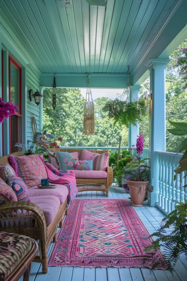 Aqua-Inspired Porch Vibes