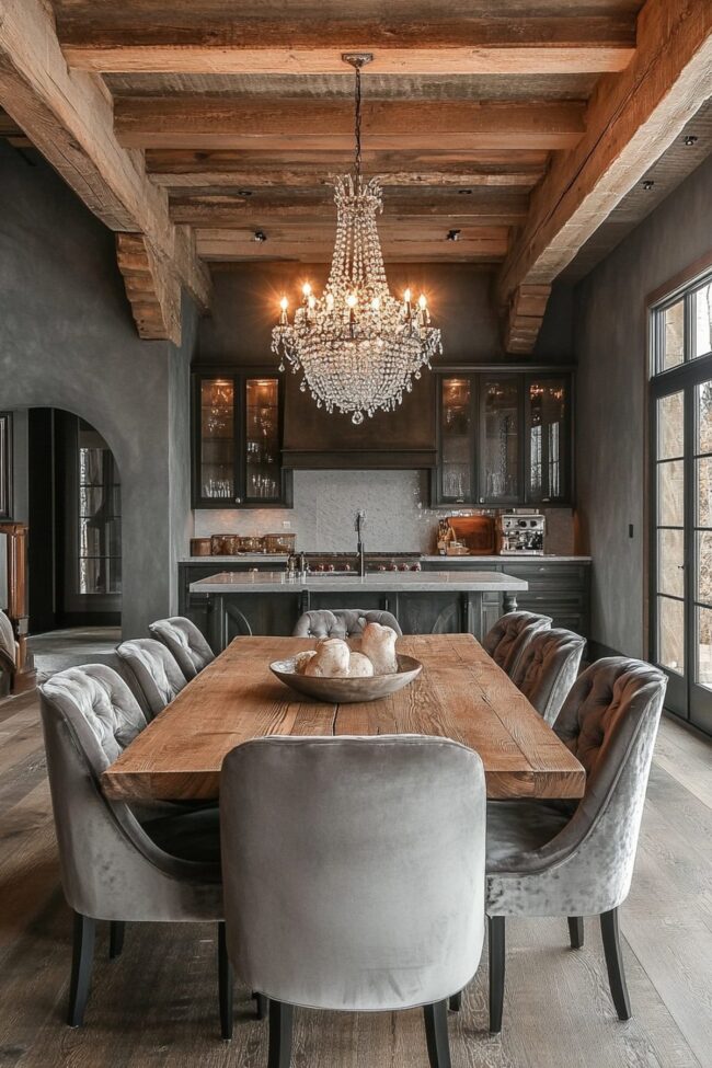 Chic Rustic Industrial Homestead Design
