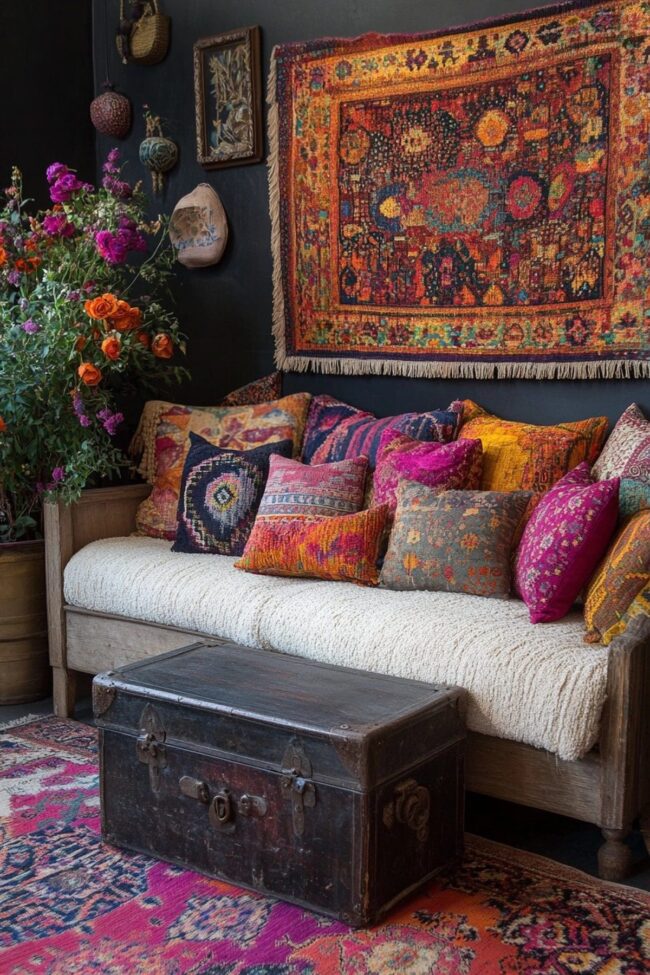 Vibrant Cushion Accents