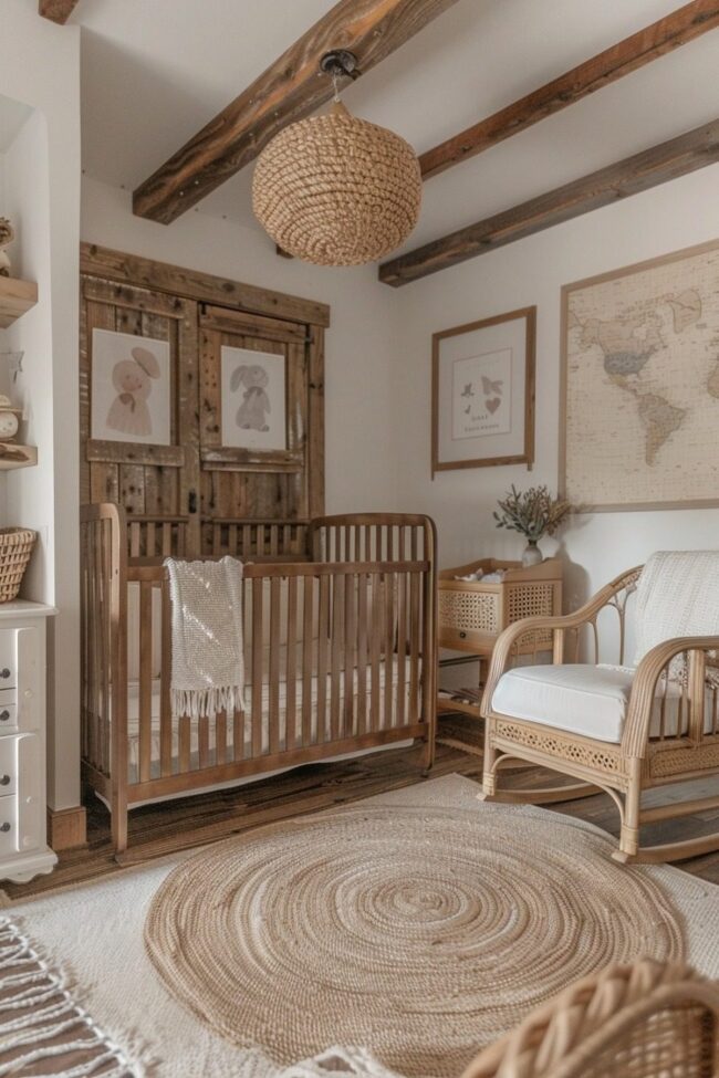 Charming Country-Inspired Nursery Design