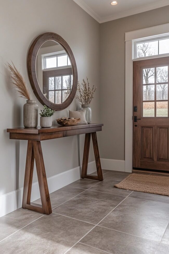 Charming Farmhouse Entryway Designs