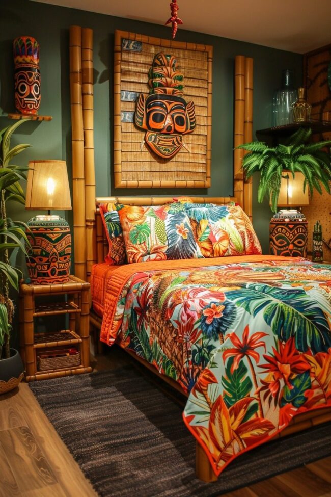 Tiki Retreat Bedroom