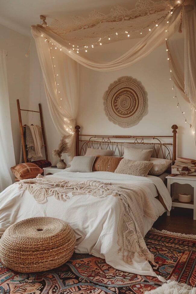 Serene Bohemian Bedroom Inspirations