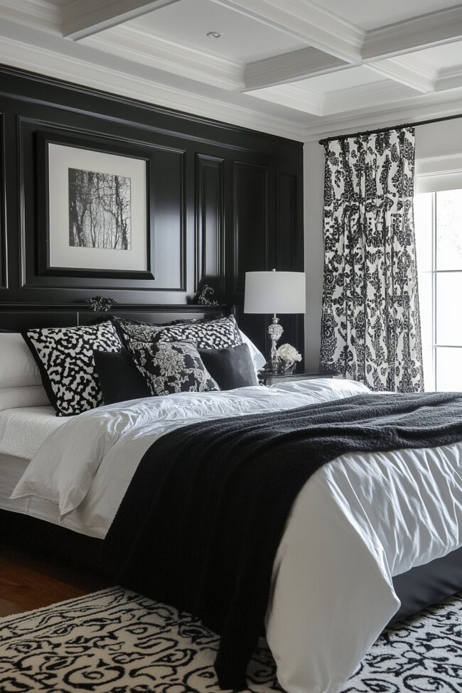 Classic Black and White Retreat