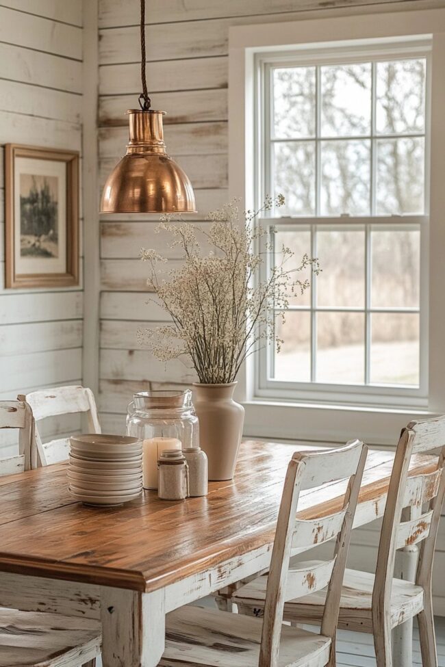 Rustic Retreat Dining Space