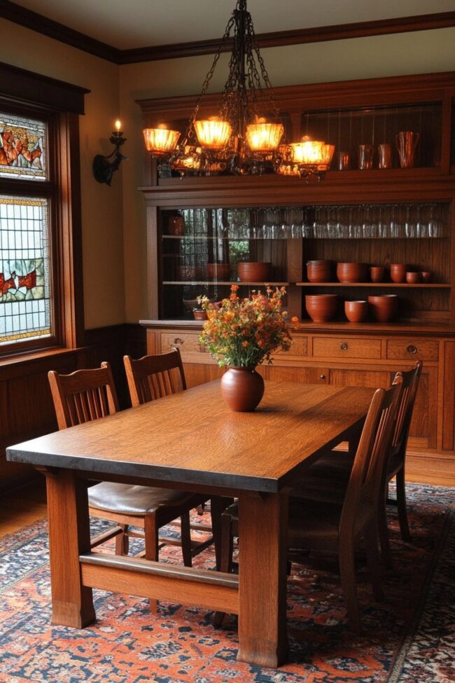 Dining Inspired by Arts and Crafts