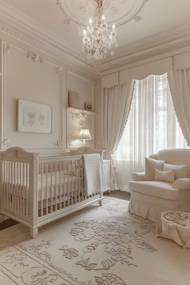 Charming Edwardian Inspired Baby Room
