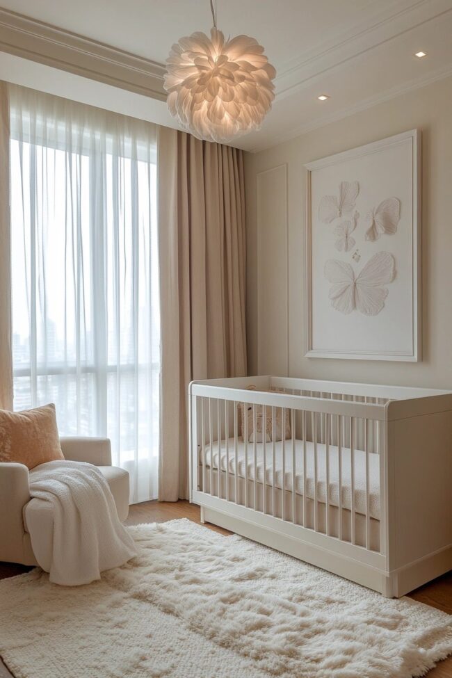 Chic and Simple Nursery Design