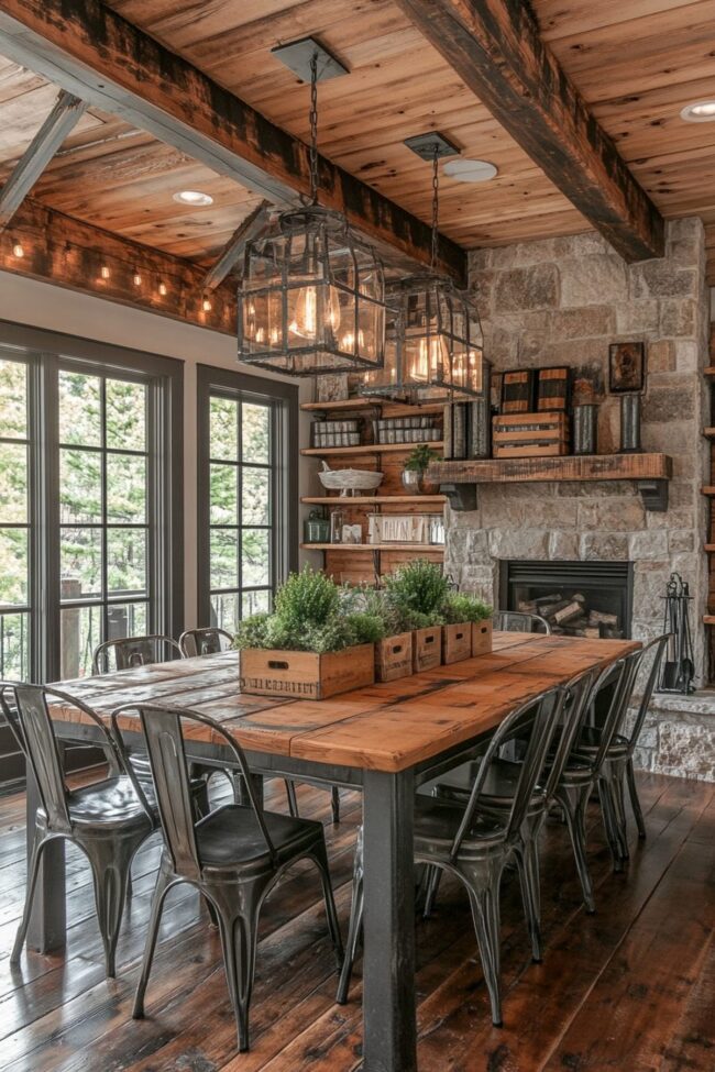 Charming Industrial Farmhouse Fusion