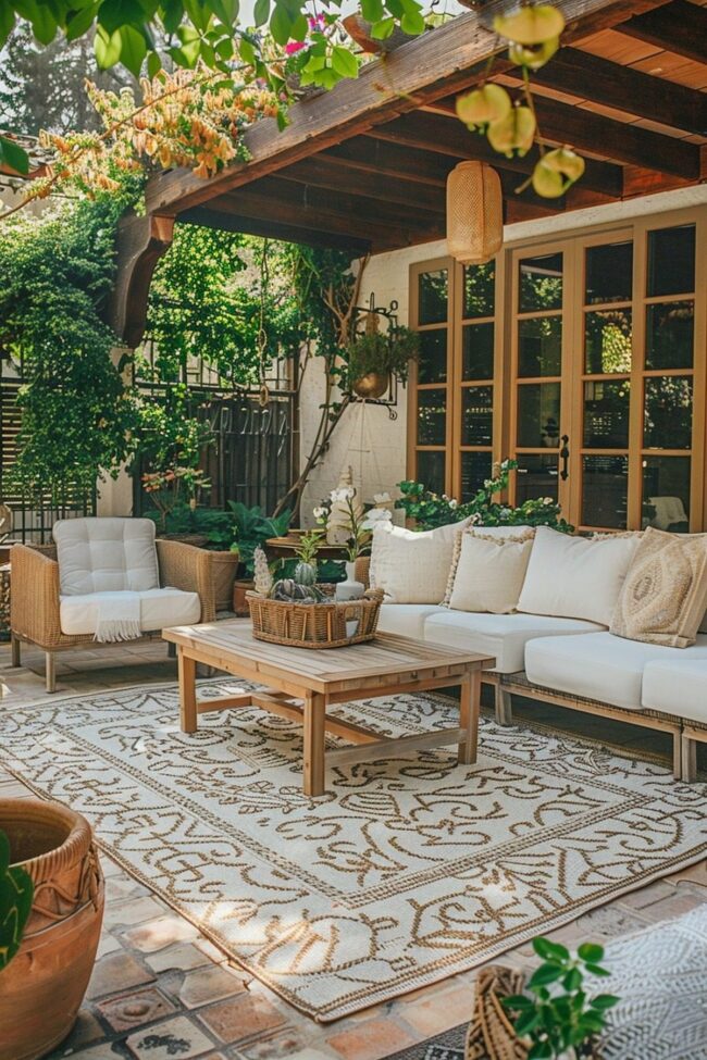 Chic Scandi Boho Patios