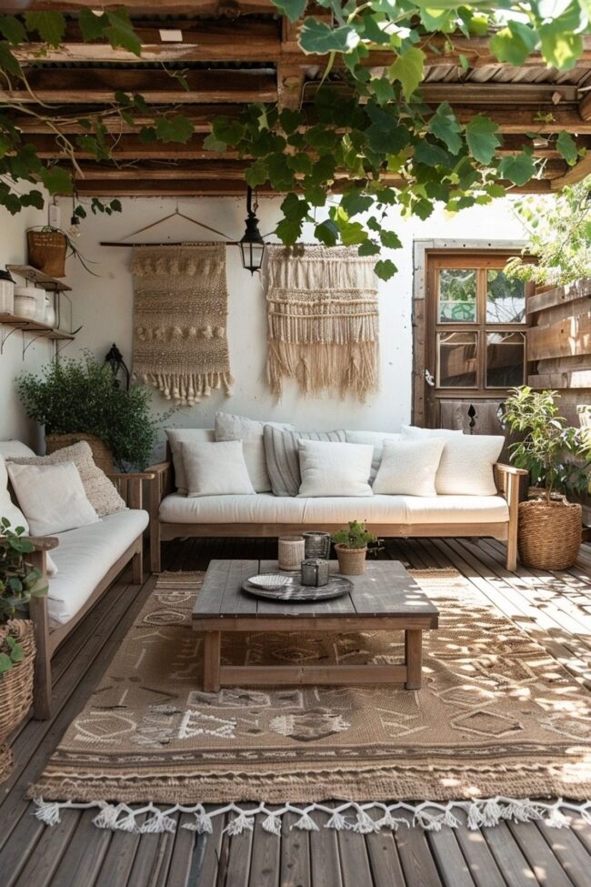 Creative Accents in Scandi-Boho Patios