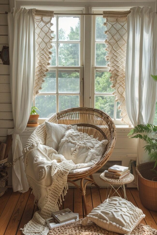 Textured Window Decor