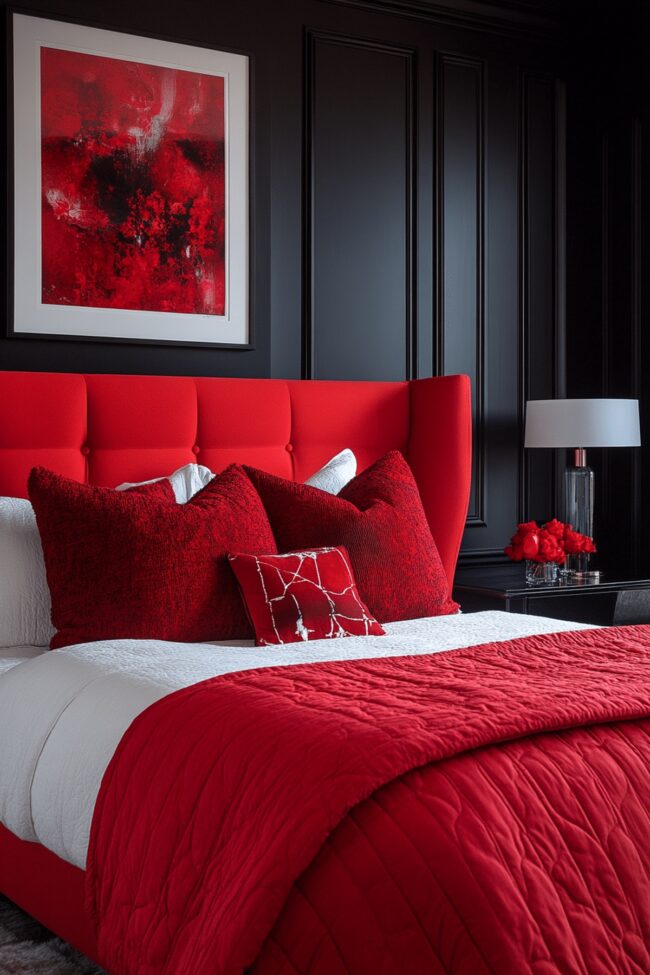 Bold Scarlet Hideaway
