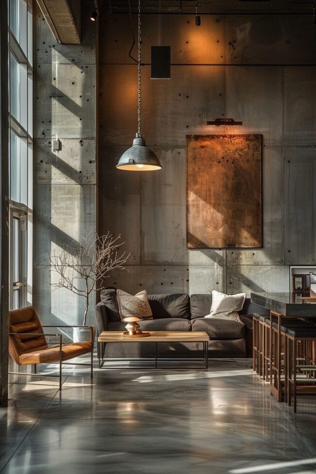Sleek Urban Concrete Haven
