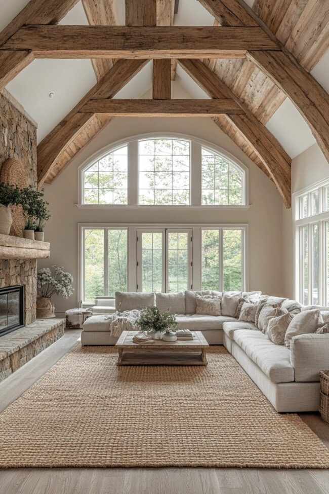 Charming Appeal of Wooden Beams