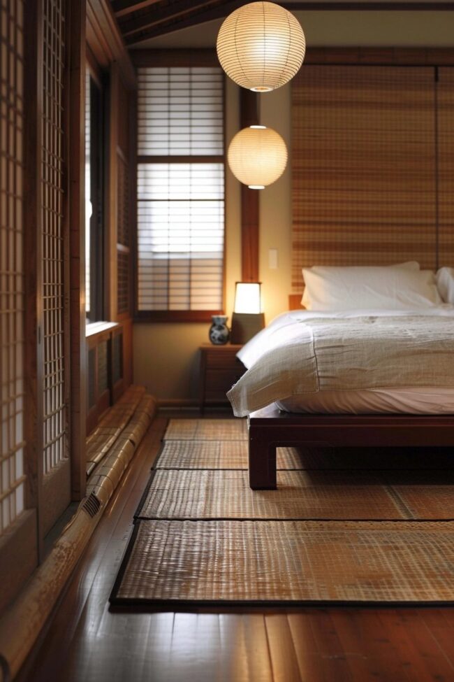 Serene Asian-Influenced Bedroom
