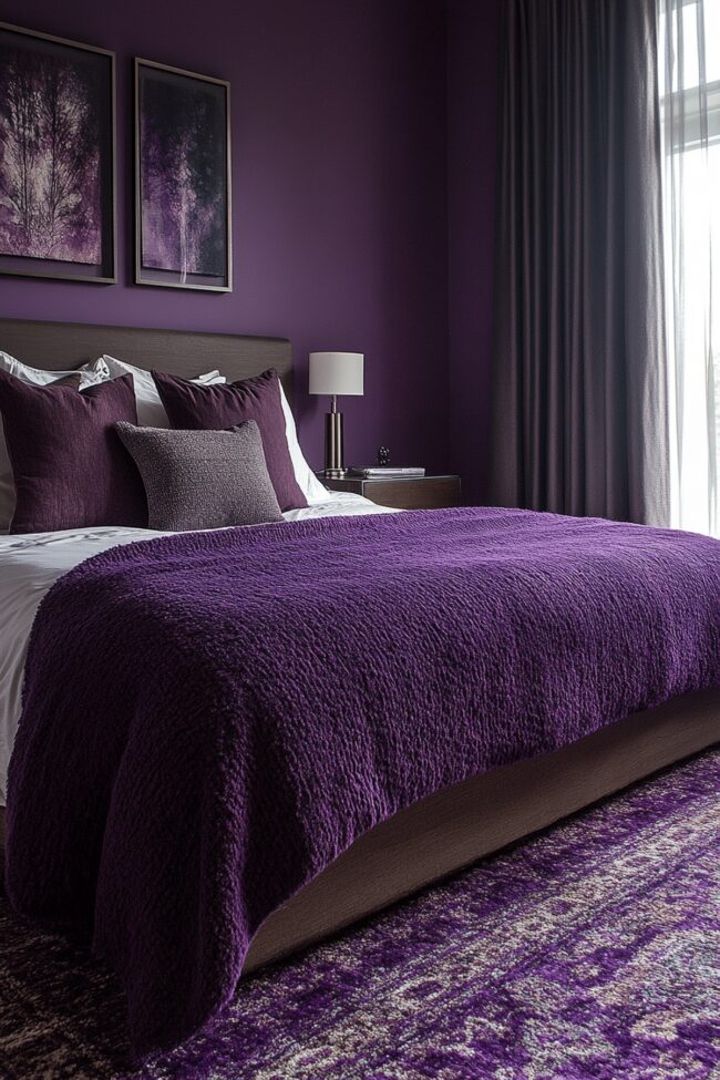 Eggplant Serenity Space