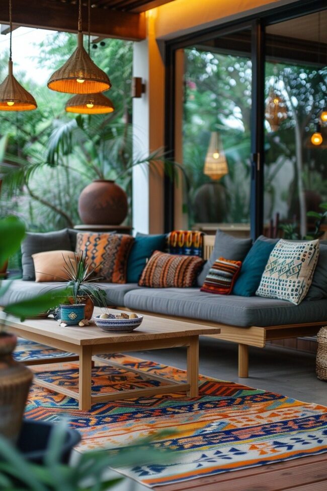 Scandinavian Bohemian Patios