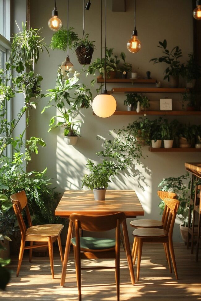 Nature-Inspired Dining Aesthetic