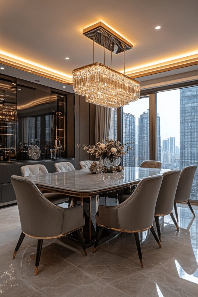 Luxurious Modern Dining Room