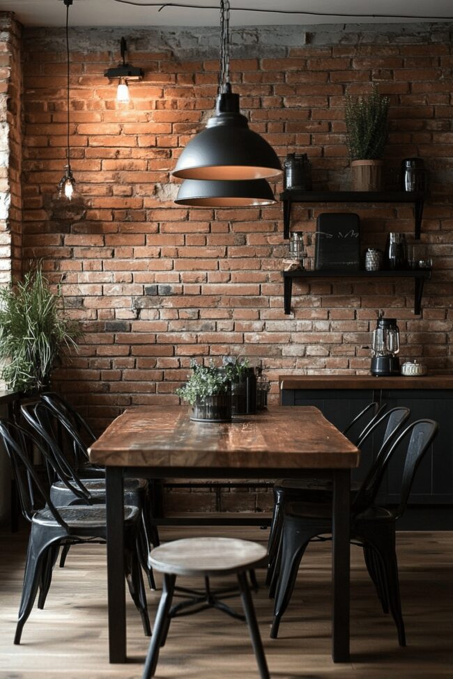 Industrial Chic Dining Room