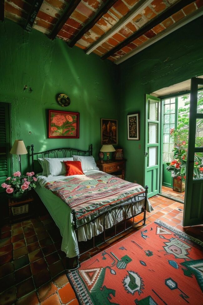 Terracotta Tile and Verdant Wall Combo
