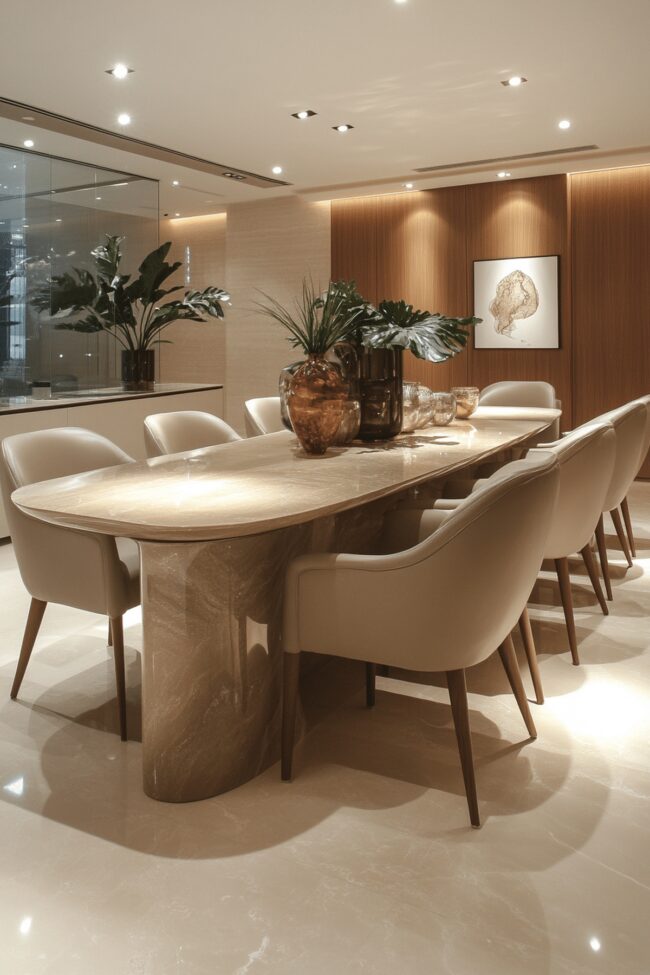 Chic Minimalist Dining Haven