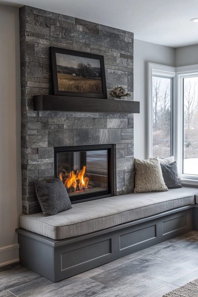 Rustic Hearth Seating