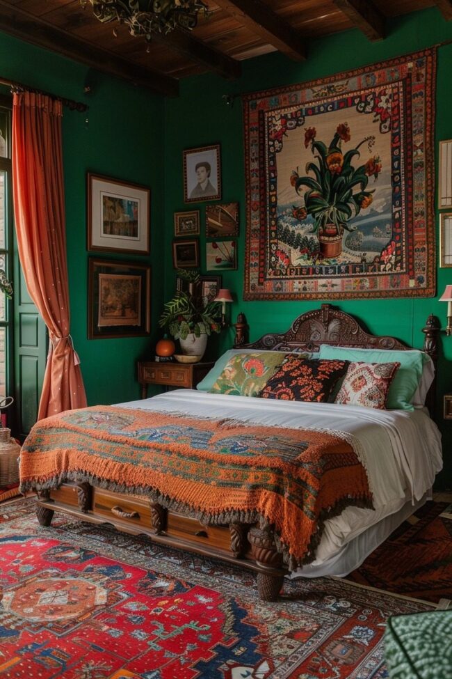 Vibrant Green Terracotta Harmony