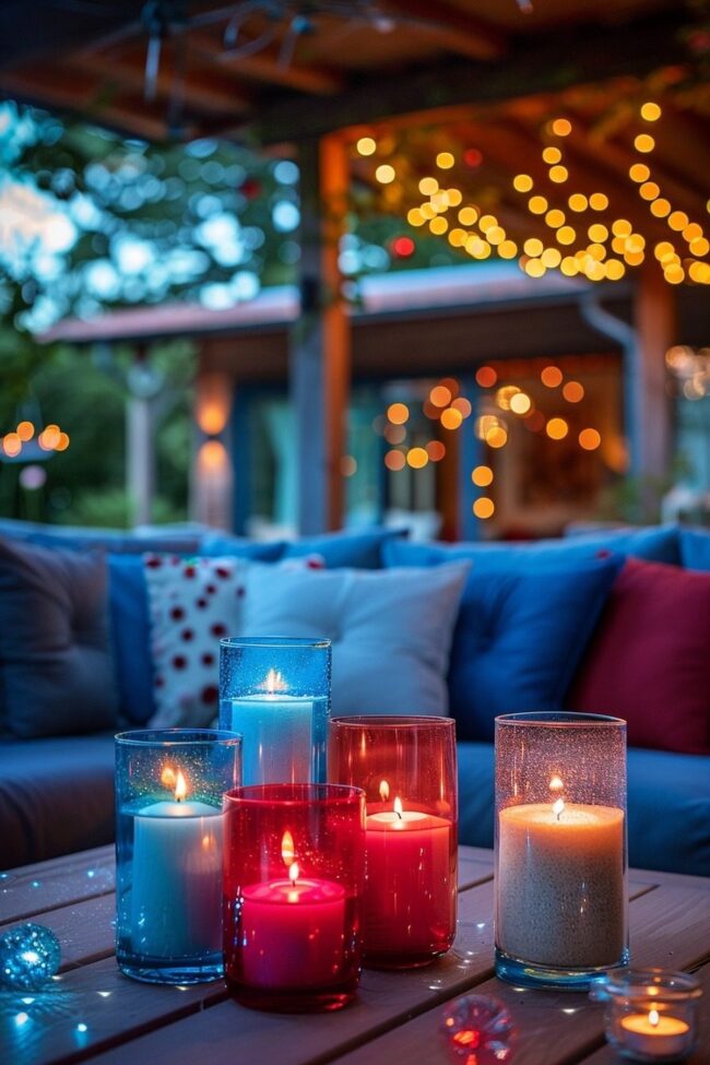 Candle Collection Celebrating National Pride