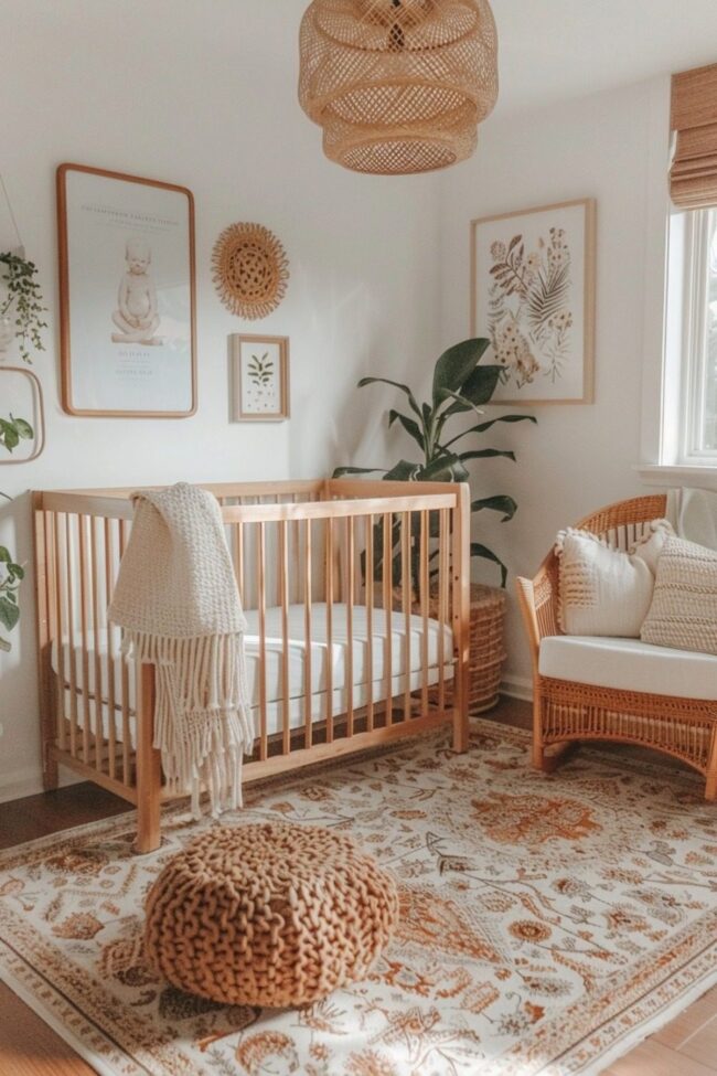 Chic Bohemian Nursery for Infants