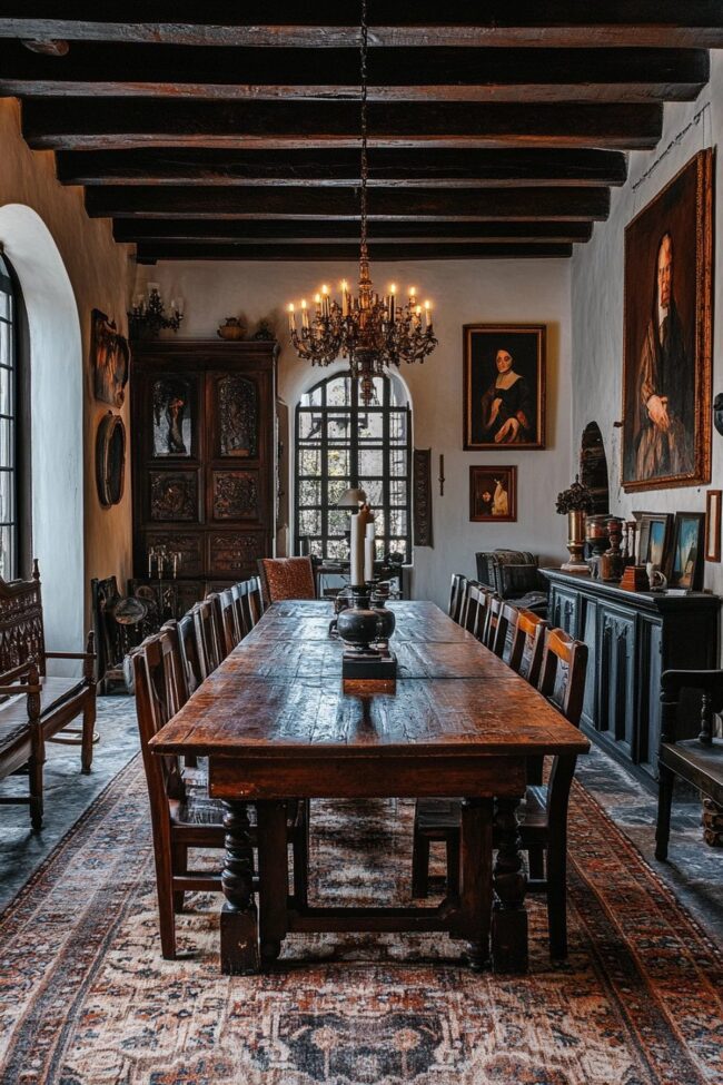 Renaissance-Style Dining Room Design