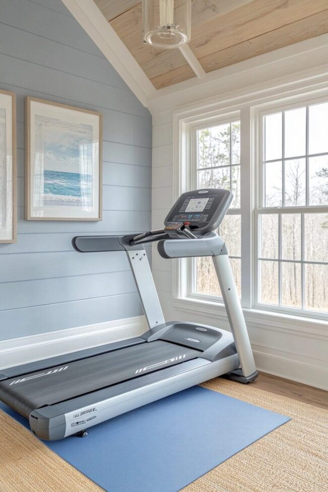 Nautical-Inspired Fitness Space