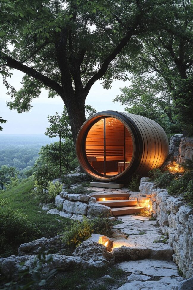 Curved Serenity Retreat