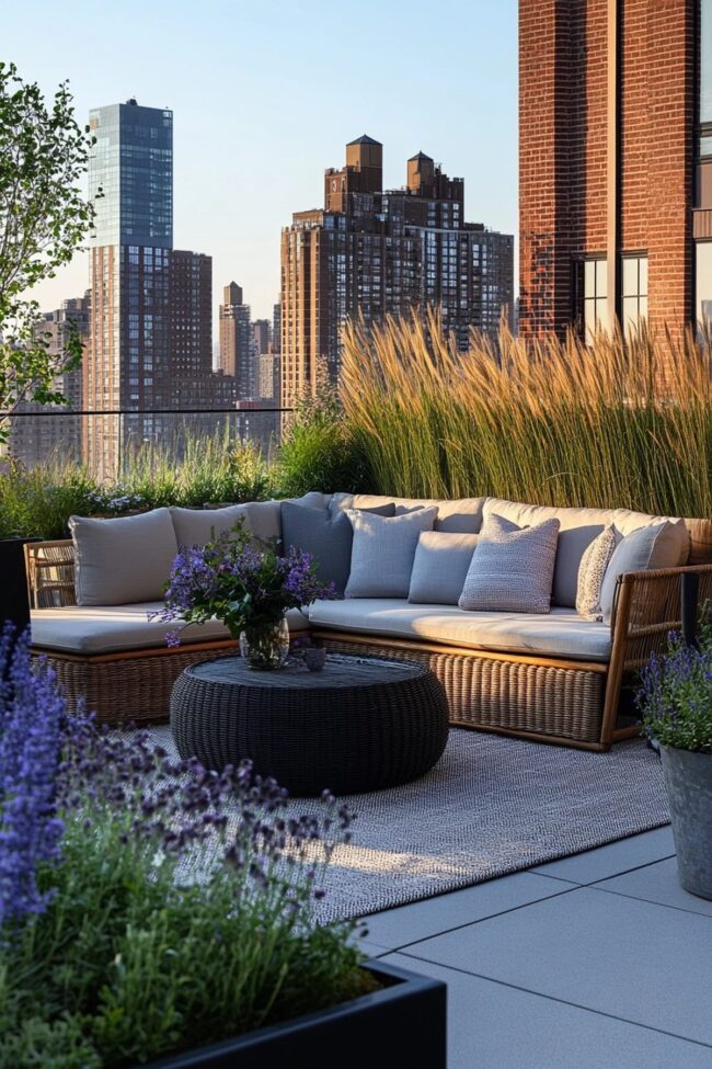 Lush Urban Rooftop Green Spaces