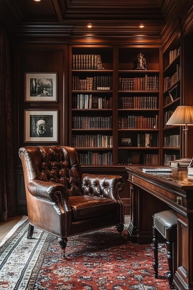 Chic Intellectual Workspace
