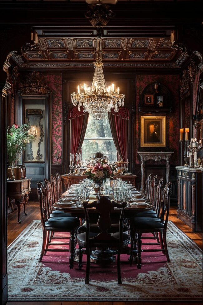 Timeless Dining in Victorian Style