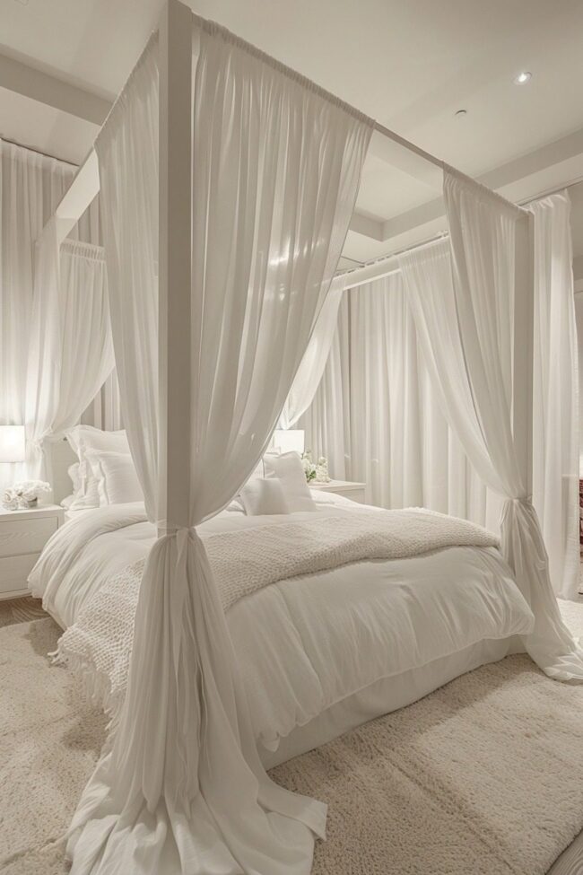 Serene Canopy Bed Retreats