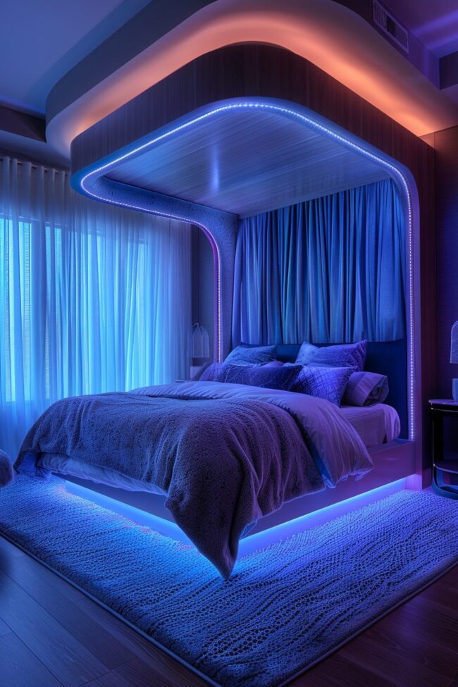 Tech-Integrated Bedroom