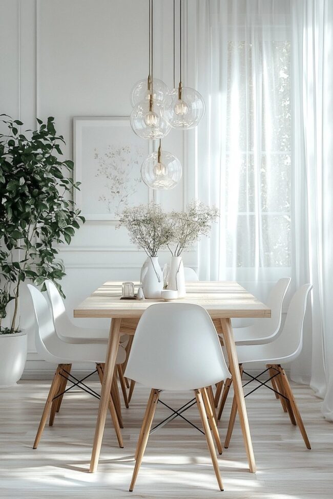 Radiant Scandinavian Dining